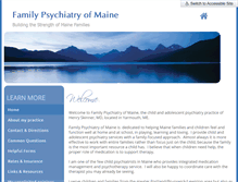 Tablet Screenshot of familypsychiatry.me
